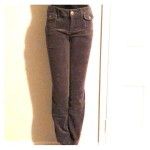 Bcbg girls small grey cord pants